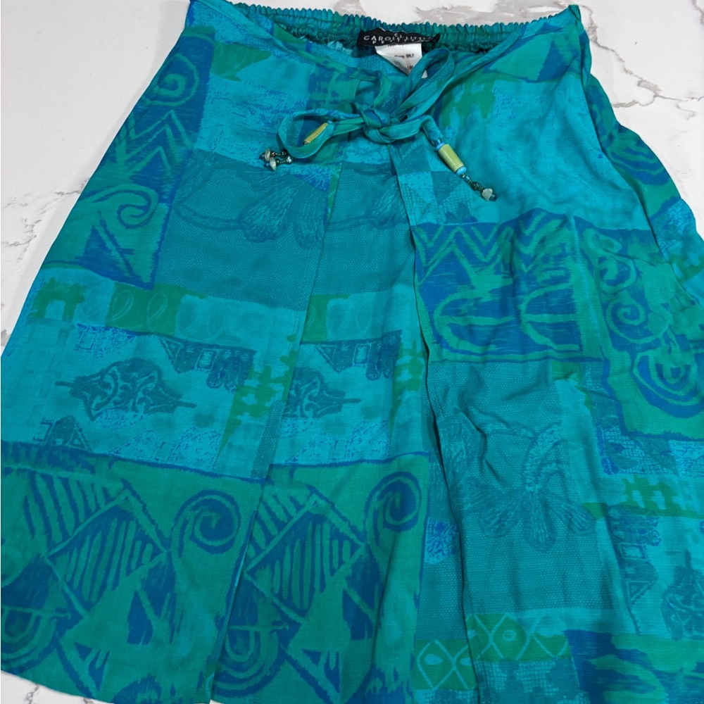 Cacique Turquoise and Blue Swim Sarong